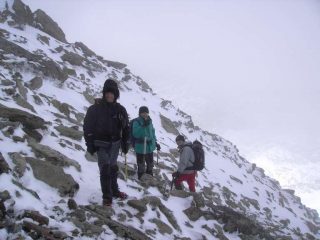 Sul tratto mediano della cresta