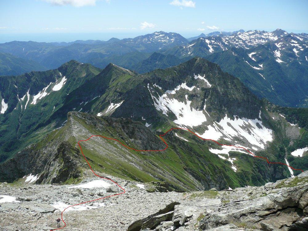 La salita ... piu o meno ...