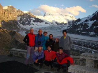  il team al cospetto del Gran Combin