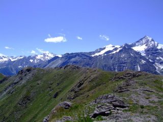 la panoramica cresta dal colle 2584 alla punta (sentiero n°1)