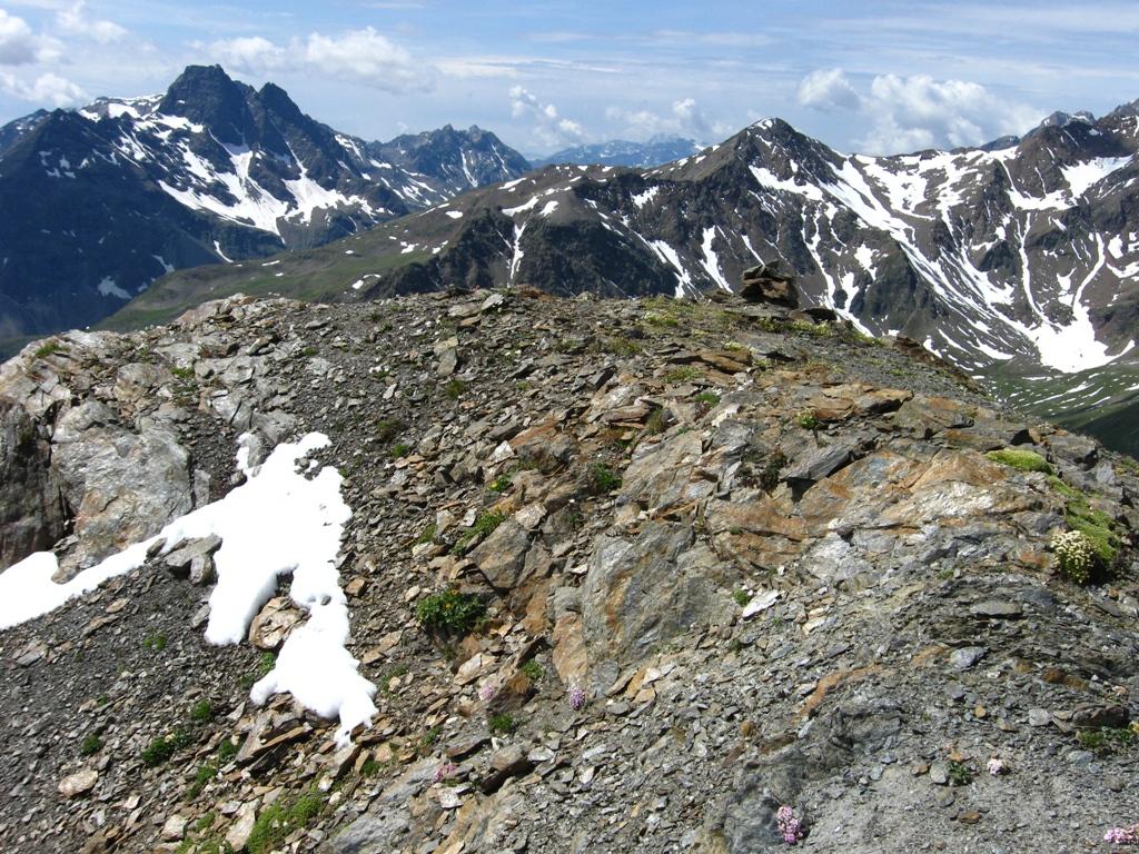 Dalla vetta, i tremila della zona....