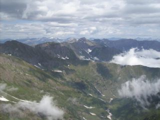 Dalla Vetta verso il Monte Albergian