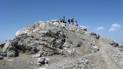 La vetta vista dal lato svizzero...