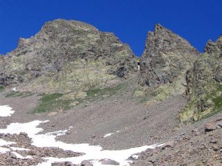 Corborant, canalino e buco della Marmotta, Gendarme