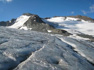 Aiguille Rousse dal ghiacciaio Sources de Isere