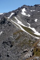 Parte della cresta di salita dal Colle d'Almiane