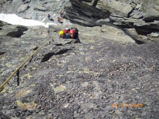 l'impegnativo tratto del secondo tiro