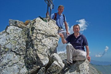 Due skyrunner dell'anello dei  tre tremila 