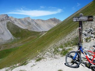 L’ ultimo tratto di sentiero per il col Lauzet