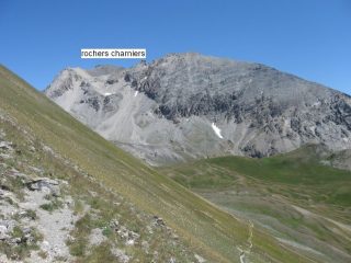 La discesa dal col Lauze