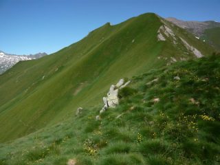 punta dell'orletto vista dalla cima dell'orletto