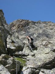 lungo la via ferrata