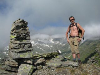 Roman in cima alla Punta di Ciamousseretto