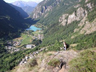 lago di Maen sullo sfondo