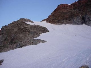 Il nevaio dopo il Rifugio