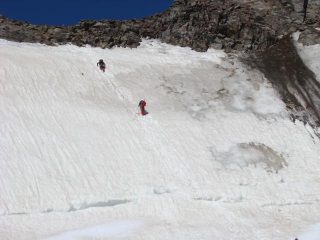 risalita alla cresta finale