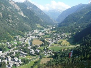 Panorama verso ingresso valle.