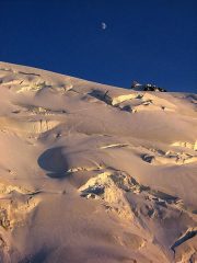 Ultime luci sulla spalla del Tacul