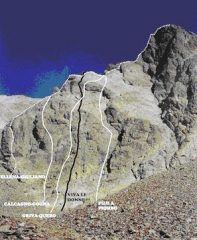 Contrafforte sud-ovest della Cima Paganini