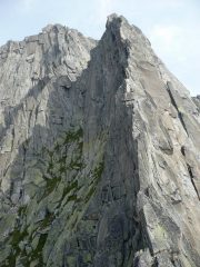 il profilo della cresta sud