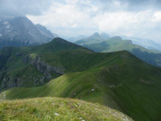 La vetta vista dal monte Migogn