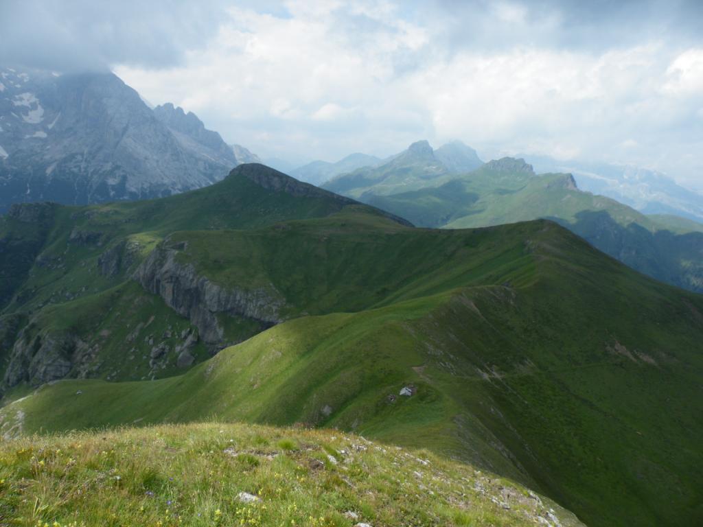 La vetta vista dal monte Migogn