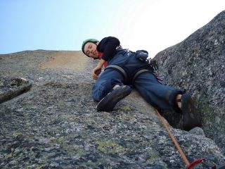 Andrea sulla fessura di L7