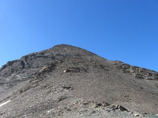 La vetta vista dal colle Autaret