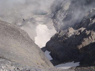 Escupidera e lago Gelato dalla vetta