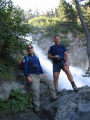 Toni e Ernesto alla seconda cascata