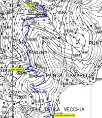 mappa itin. con traccia GPS