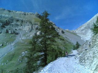 la prima parte del percorso salendo