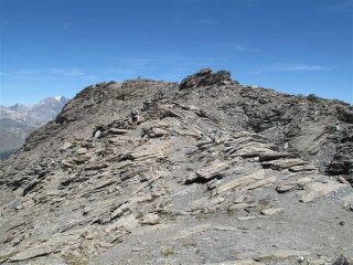 Sulla dorsale prima della cima