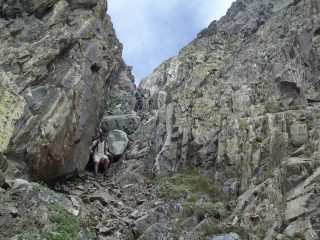 discesa che richiede prudenza