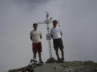 Io e Sandro in punta al Faraut.