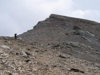 Salita sulla cresta del Salza