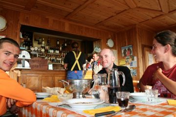 Al rifugio del Gabiet