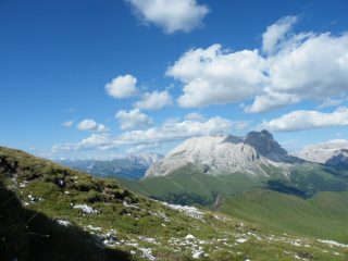 Sassopiatto e Sassolungo dominano incontrastati