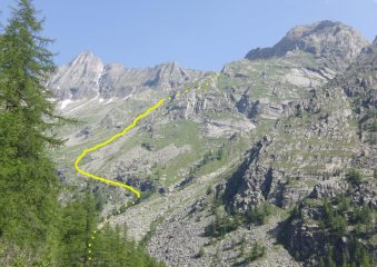 Variante discesa dal C.Cadrega
