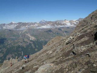 lungo l'ultimo pendio