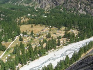 Panorama sul campeggio