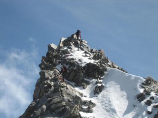  Sandro e Fabio sulla cresta finale.