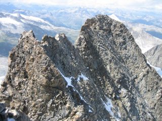 Indietro verso il Pizzo Bianco