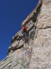 qualche passo in leggero strapiombo