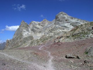 in vista della vetta