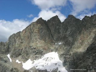 le due cima del'Olan e la spalla sud