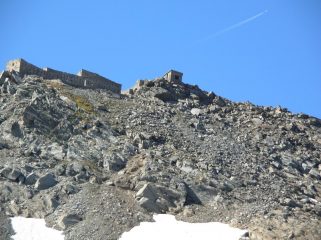 La vetta con il Fortino