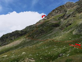sentiero dopo l'Alpe Bellatza