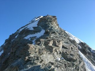 La parte finale della cresta