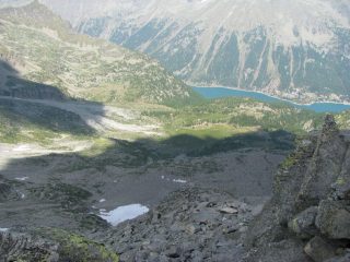 Lago di Ceresole dalla cima